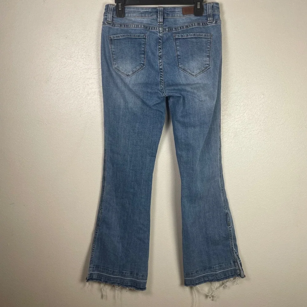 Rock‎ & Roll Denim Womens Mid Rise Trouser Jeans Blue Medium Wash W27